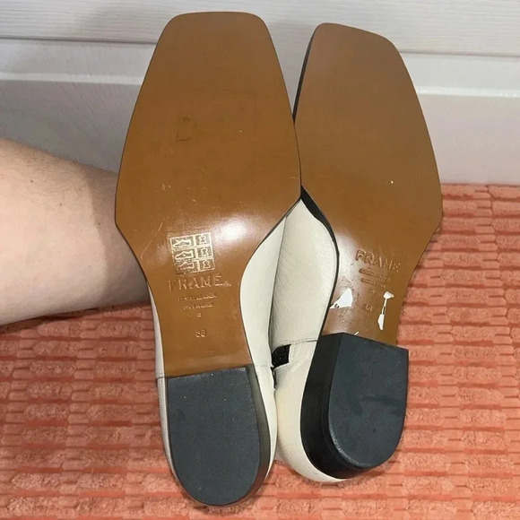 FRAME LeMaddox Lizard bootie EU 36 white boot black zipper - very sexy! EUC - Picture 6 of 15